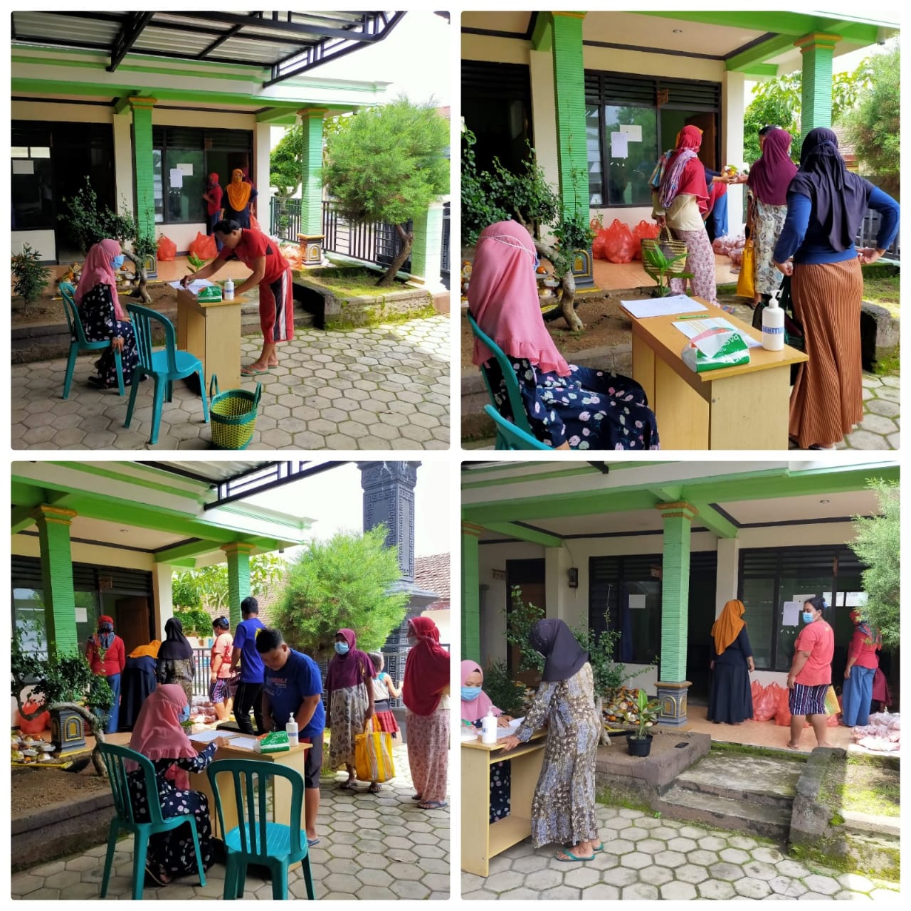 PENYERAHAN BANTUAN PANGAN NON TUNAI ( BPNT) DESA NGLOPANG, KEC. PARANG, KAB. MAGETAN.